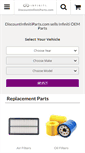 Mobile Screenshot of discountinfinitiparts.com